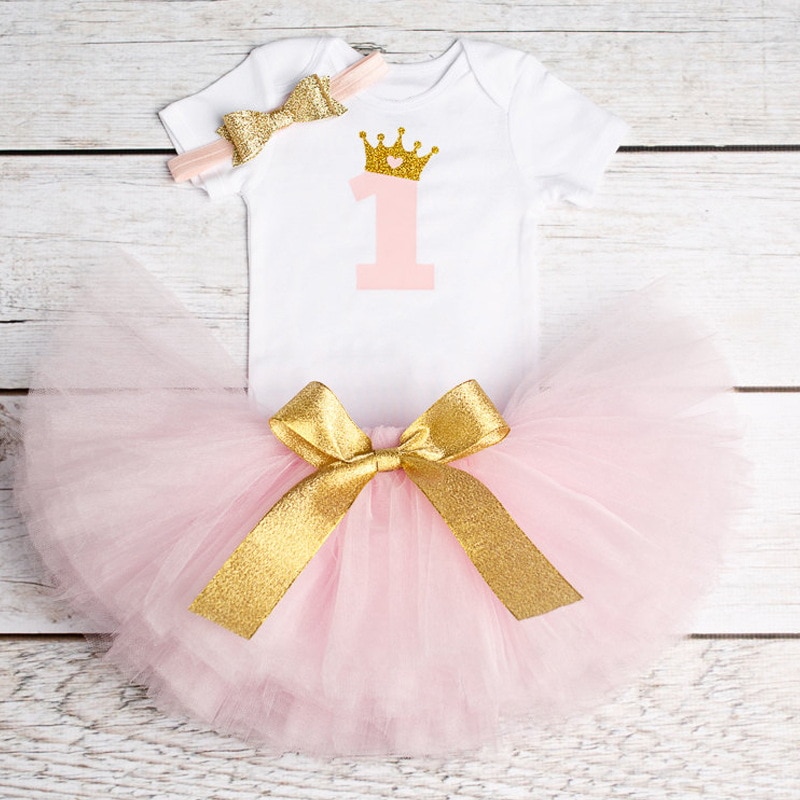 Baby Girl's First Birthday Dress